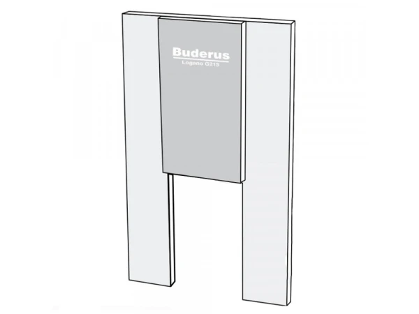 Панель с логотипом (диафрагма передней стенки) для котлов Bosch/Buderus, артикул 63011712