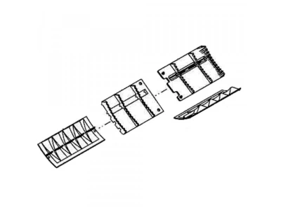 Турбулизатор для котлов Bosch/Buderus/Junkers GE615 (12-15 секций), артикул 8718584430