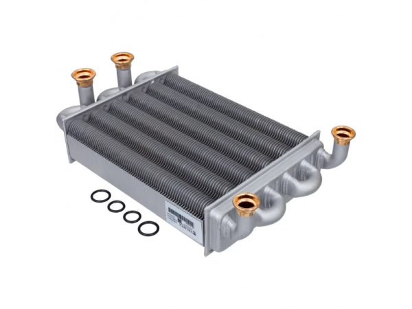 Битермический теплообменник Ferroli 39819540 для котлов Domiproject F24, FerEasy F24 (24 кВт)