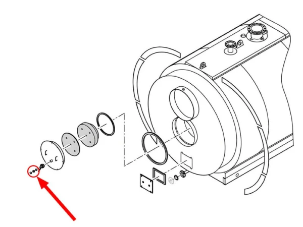 Смотровое стекло для котлов Viessmann, артикул 7817175