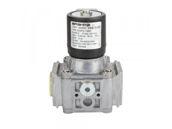 Электромагнитный клапан Brahma EG25*S.1*GMO, 3/4\", 100 мбар, 230В, 20 ВА, IP54, арт. 13930005