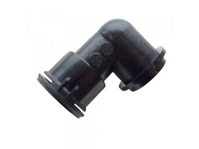 Угловой патрубок обратки теплообменника для котлов Navien Heatluxe NGB210 (артикул 20034886A)