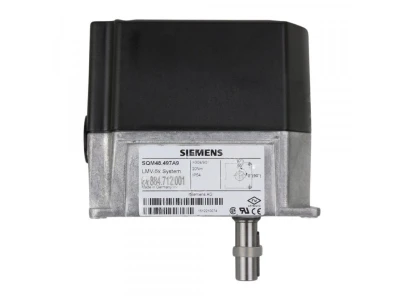 Сервопривод Siemens SQM48497А9 для регулирования воздушной заслонки, 20 Н·м, 30 сек, IP54