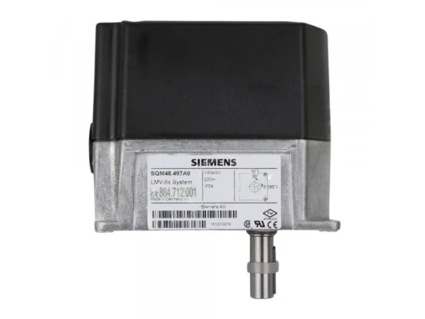 Сервопривод Siemens SQM48497А9 для регулирования воздушной заслонки, 20 Н·м, 30 сек, IP54