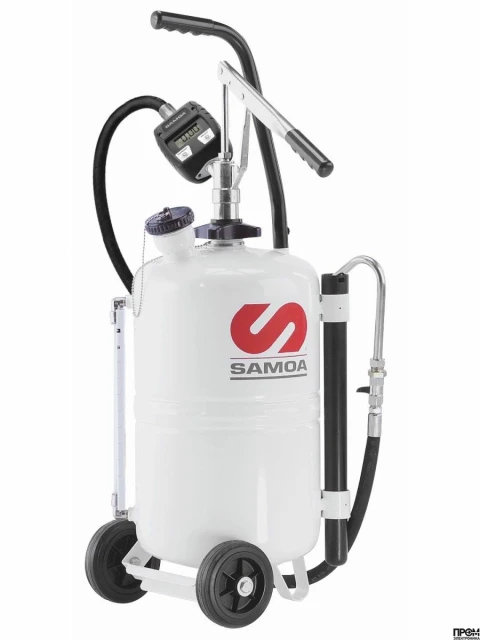 Ручной маслораздатчик с расходомером 25 л SAMOA 325010