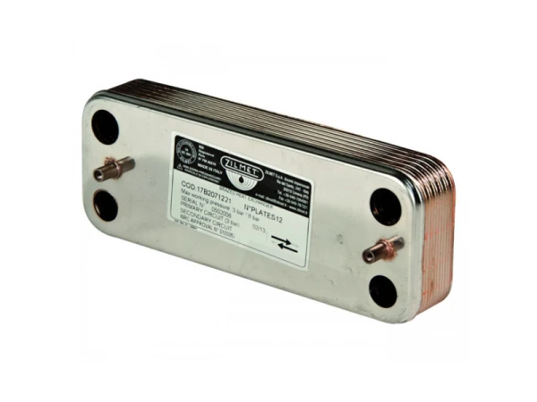 Пластинчатый теплообменник Zilmet 17B2071221 для котлов Termomax Gimax 25K, 12 пластин