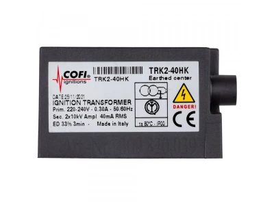 Трансформатор розжига Cofi TRK2-40PHK, 15 кВ, 1 выход, 40 мА, 220-240 В