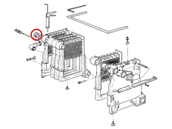 Заглушка для котлов Vaillant (060054)