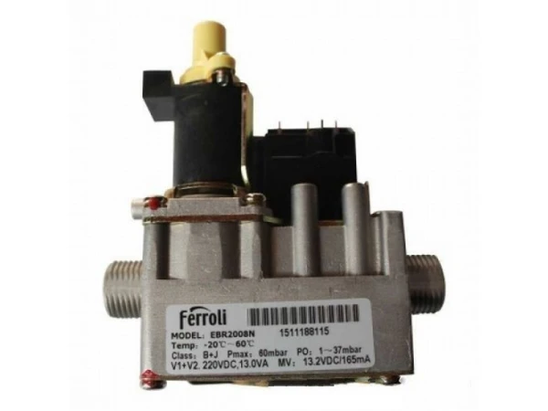 Газовый клапан Ferroli 46562030 для котлов, резьбовое 1/2, Европа