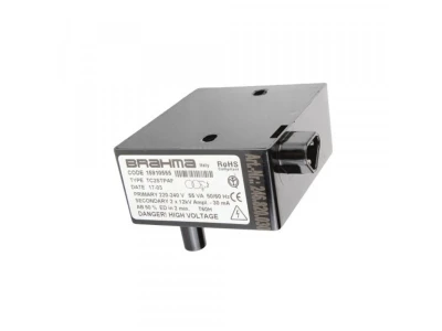 Трансформатор розжига Brahma TC2STPAF, 2x12 кВ, 50/60 Гц, 220-240 В, артикул 15910555