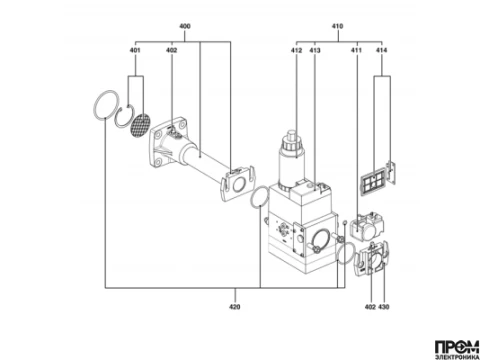 Газовая рампа Elco d217