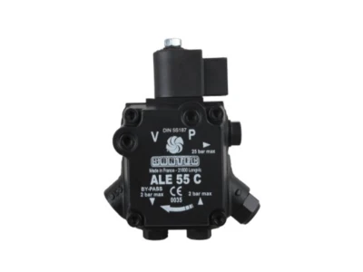 Насос для дизельной горелки Suntec ALE 55 C 9330 6P 0700, 48 л/ч, 11 бар, 2-трубный, с электромагнитным клапаном