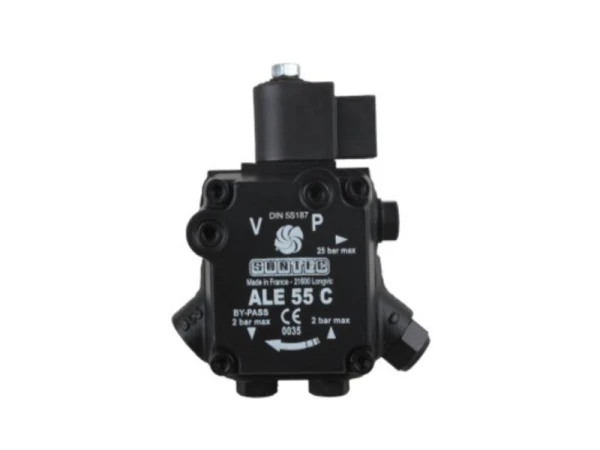 Насос для дизельной горелки Suntec ALE 55 C 9330 6P 0700, 48 л/ч, 11 бар, 2-трубный, с электромагнитным клапаном
