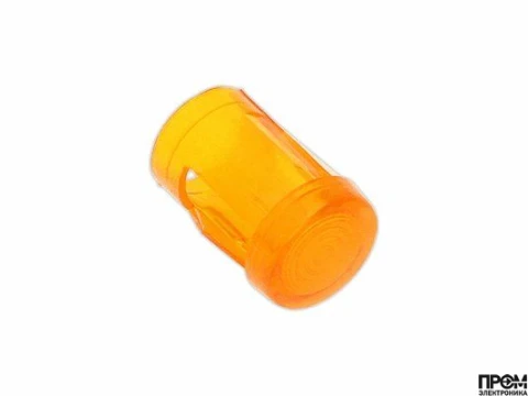 Пластмассовая насадка для лампочки оранжевая