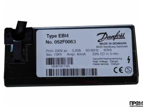 Трансформатор розжига Danfoss EBI4 052F0063