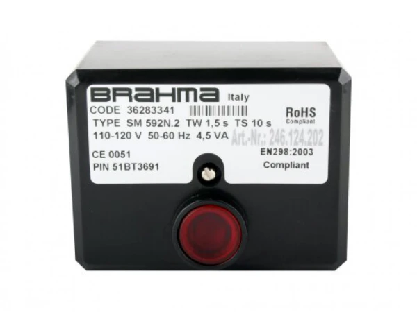 Блок управления горением Brahma SM592N.2 (Арт. 36283341) для газовых горелок