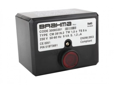 Блок управления горением Brahma CM391N.2 (Арт. 30083301) для газовых горелок