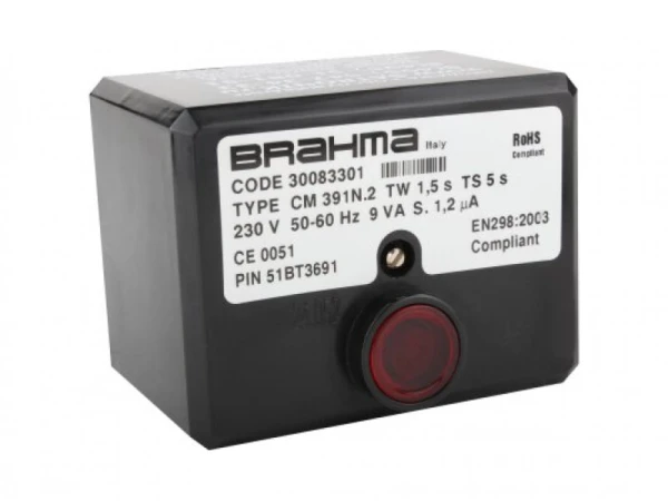 Блок управления горением Brahma CM391N.2 (Арт. 30083301) для газовых горелок