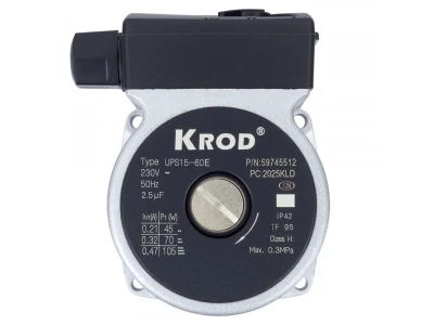 Двигатель циркуляционного насоса KROD UPS15-60E для котлов Ferroli, артикул 398001738-2