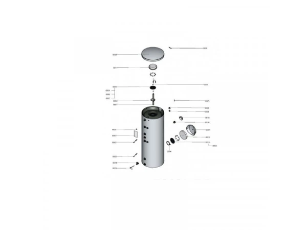 Верхняя крышка бойлера Viessmann 7817804 для котлов Vitocell 100-V