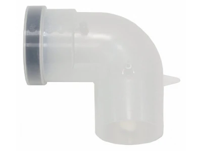 Отвод коаксиальный 87° Dn 80 PP для котлов Vaillant (303263)