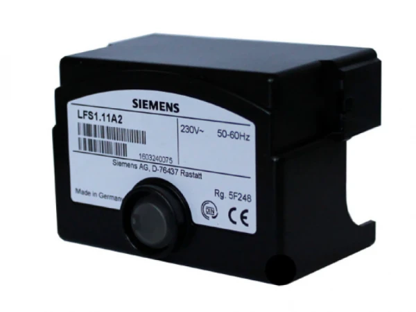 Топочный автомат Siemens LFS1.11A2 для газовых и жидкотопливных горелок, IP20