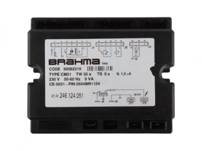 Блок управления горением Brahma CM31 (30082315) для газовых атмосферных горелок, 230В