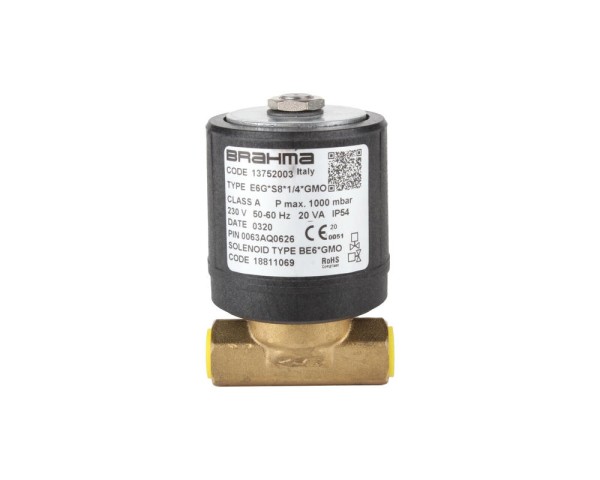 Газовый электромагнитный клапан Brahma E6G*S8*1/4*GMO 13752003