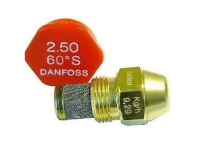 Форсунка для горелок Danfoss 2.50 GPH, угол 60°, артикул 030F6136