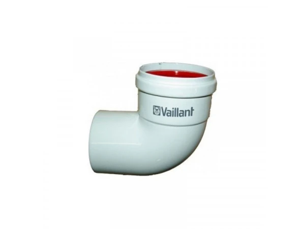 Отвод коаксиальный 90° Vaillant (Ø80/80 мм), артикул 300818
