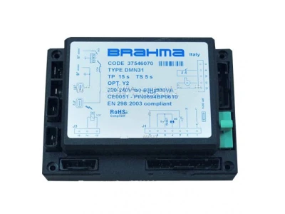 Блок управления горением Brahma DMN31 (Арт. 37546070) для газовых и жидкотопливных горелок