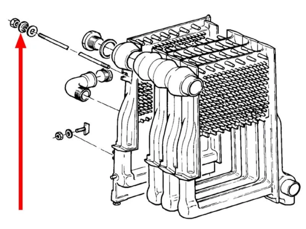 Шайба стопорная выпуклая Vaillant 285421 для газовых котлов