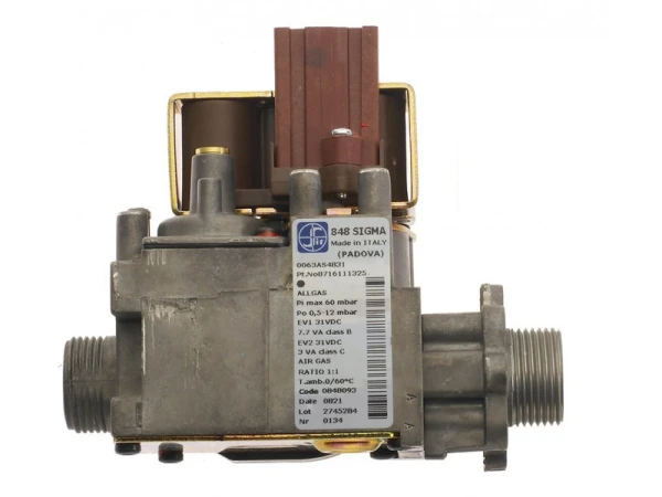 Газовый клапан SIT 848 Sigma, артикул 87161113250, для котлов Bosch/Buderus