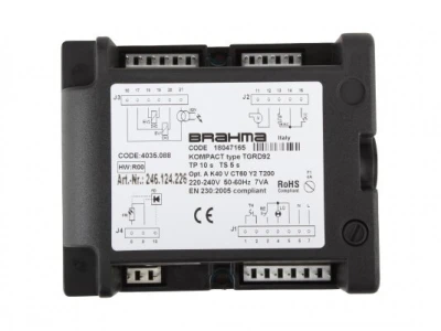 Менеджер горения Brahma TGRD92 (18047165) для газовых и жидкотопливных горелок, IP00