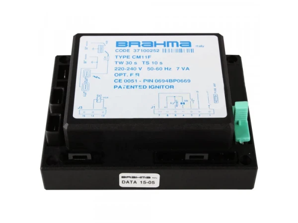 Блок управления горением Brahma CM11F 37100252 для 2-ступенчатых газовых горелок