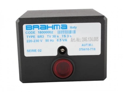 Топочный автомат Brahma SR3 (18000002) для котлов Ecoflam, артикул 65320014