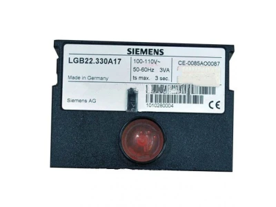 Блок управления Siemens LGB22.330A17, 110В, для газовых и жидкотопливных горелок