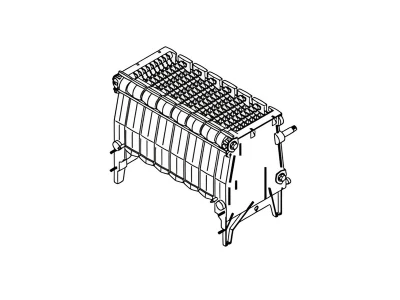 Котловой блок K 56-8 E для котлов Bosch, Buderus, Junkers, артикул 87290115210