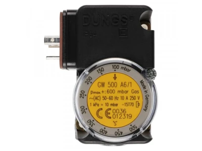 Реле давления Dungs GW 500 A6/1 (Артикул: 242678) - Промышленное оборудование