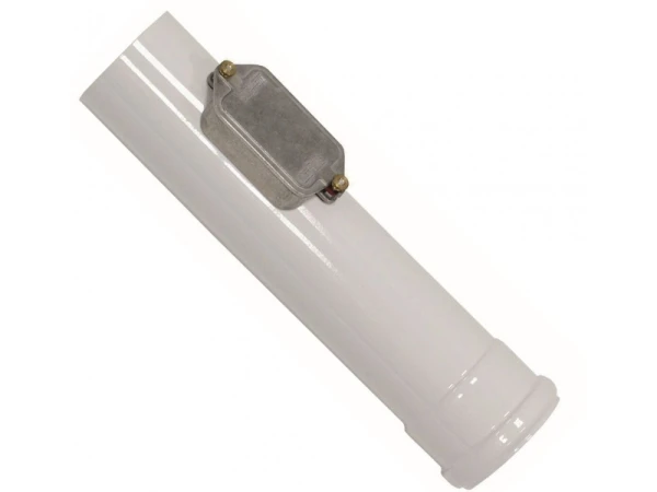 Удлинительная труба Vaillant D80/80 мм, 0.35 м, с ревизией (артикул 303092)