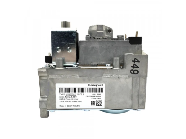 Газовый электромагнитный клапан Honeywell VR4605C1078, 220В, 60 мбар, Rp 1/2", IP40/IP44