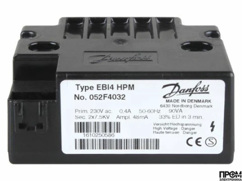 Трансформатор розжига Danfoss EBI4 HPM 052F4032