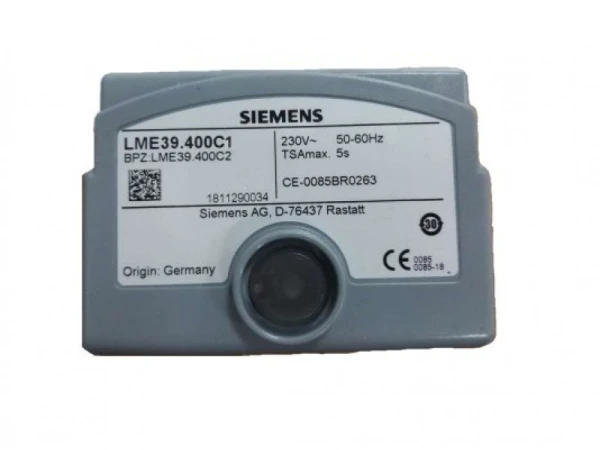 Автомат управления горением Siemens LME39.400C1 для газовых и жидкотопливных горелок