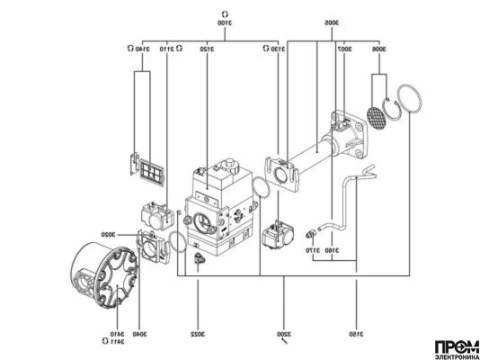 Газовая рампа Elco d334