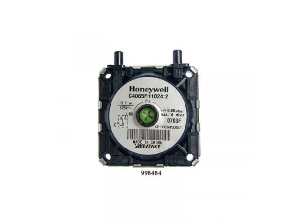 Пневмореле Honeywell 998484-01 для газовых котлов Ariston (старый артикул: 998484)