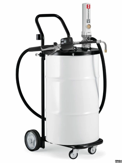 Мобильный раздатчик масла для 50 л бочек со счетчиком 370400 SAMOA