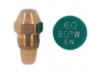 Форсунка Delavan P0060-80W4, 0.60 GPH, 80°, полусплошной распыл, для дизельных котлов