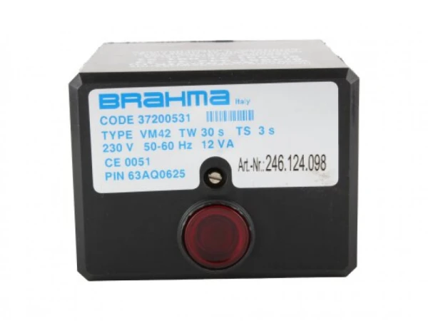 Блок управления горением Brahma VM42 37200531 для газовых наддувных горелок, 230В