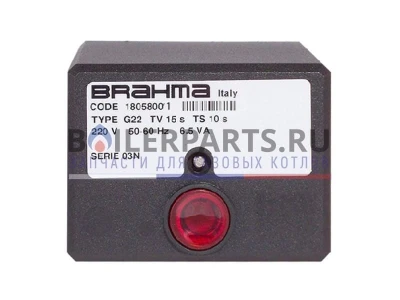 Блок управления горением Brahma G22 S03N 24В, артикул 18058001