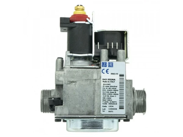 Клапан газовый SIT 843 Sigma, G3/4", 12 Вт, 230В, 60 мБар, для котлов Protherm (0020027679)